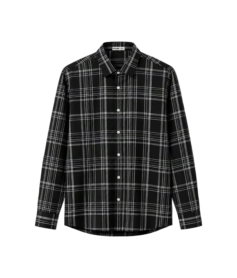 Black&white Check Shirt