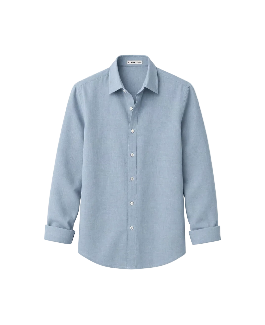 Blue cotton linen shirt